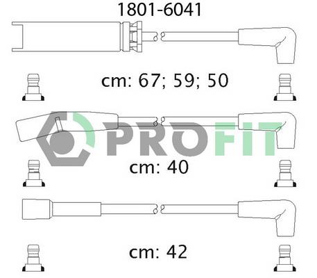 Profit 1801-6041 Ignition cable kit 18016041