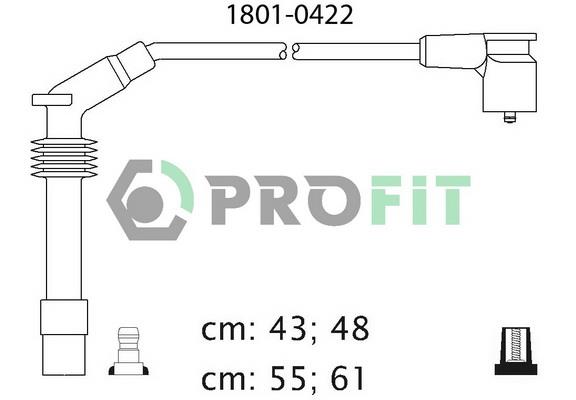 Profit 1801-0422 Ignition cable kit 18010422
