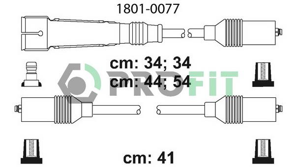 Profit 1801-0077 Ignition cable kit 18010077