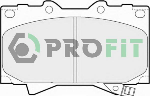 Profit 5000-1456 Front disc brake pads, set 50001456