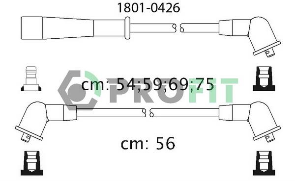 Profit 1801-0426 Ignition cable kit 18010426