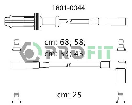 Profit 1801-0044 Ignition cable kit 18010044
