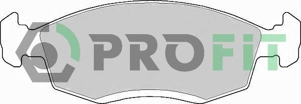 Profit 5000-0579 Front disc brake pads, set 50000579