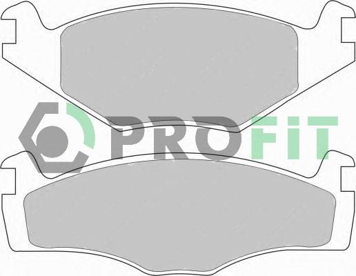 Profit 5000-0419 Front disc brake pads, set 50000419