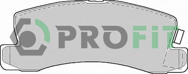 Profit 5000-0478 Rear disc brake pads, set 50000478
