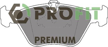 Profit 5005-1073 Front disc brake pads, set 50051073