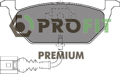 Profit 5005-1398 Front disc brake pads, set 50051398