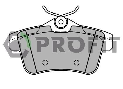Profit 5000-4224 Rear disc brake pads, set 50004224