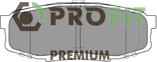 Profit 5005-4230 Rear disc brake pads, set 50054230