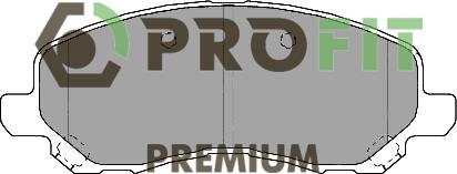 Profit 5005-1621 Front disc brake pads, set 50051621