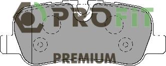 Profit 5005-1613 Rear disc brake pads, set 50051613