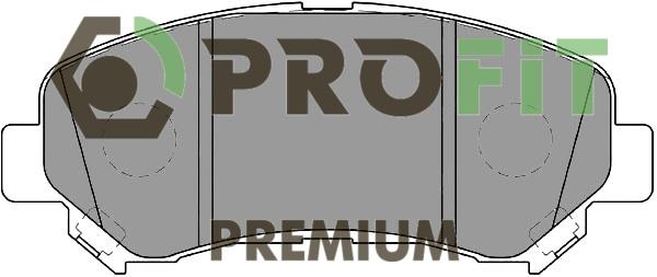 Profit 5005-2011 Front disc brake pads, set 50052011