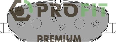 Profit 5005-1615 Front disc brake pads, set 50051615