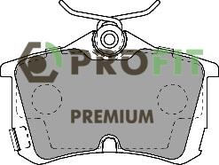 Profit 5005-1506 Rear disc brake pads, set 50051506