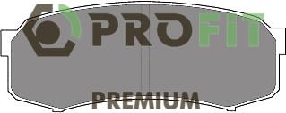 Profit 5005-1021 Rear disc brake pads, set 50051021