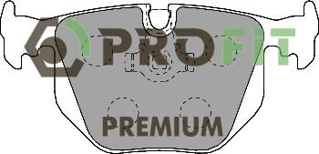 Profit 5005-1483 Rear disc brake pads, set 50051483