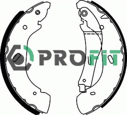 Profit 5001-5980 Brake shoe set 50015980
