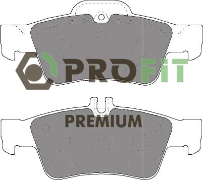 Profit 5005-1526 Rear disc brake pads, set 50051526