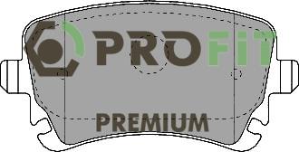 Profit 5005-1655 Rear disc brake pads, set 50051655