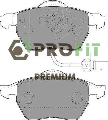 Profit 5005-1717 Front disc brake pads, set 50051717