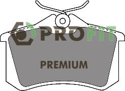 Profit 5005-1083 Rear disc brake pads, set 50051083