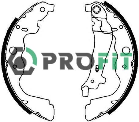 Profit 5001-4031 Brake shoe set 50014031