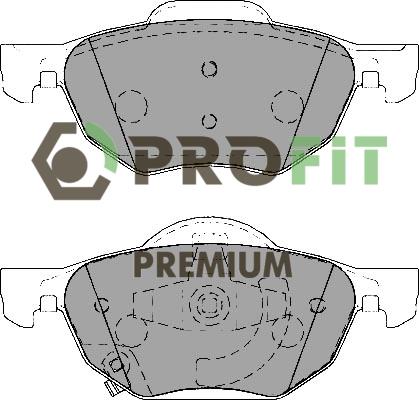Profit 5005-1704 Front disc brake pads, set 50051704