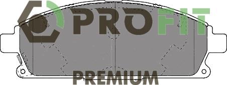Profit 5005-1263 Front disc brake pads, set 50051263