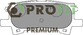 Profit 5005-1731 Rear disc brake pads, set 50051731