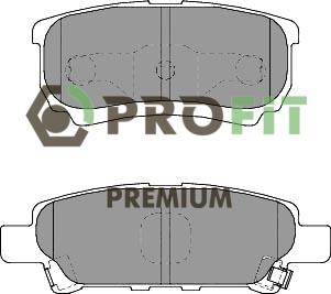 Profit 5005-1839 Rear disc brake pads, set 50051839