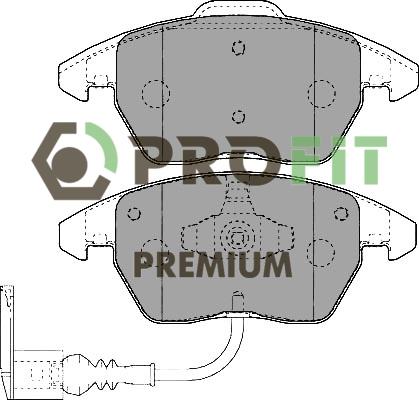 Profit 5005-1641 Front disc brake pads, set 50051641