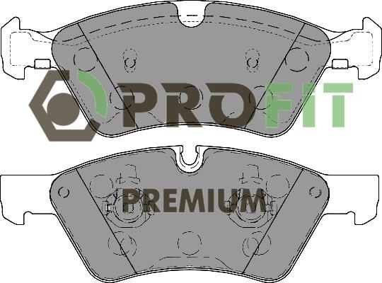 Profit 5005-1830 Front disc brake pads, set 50051830