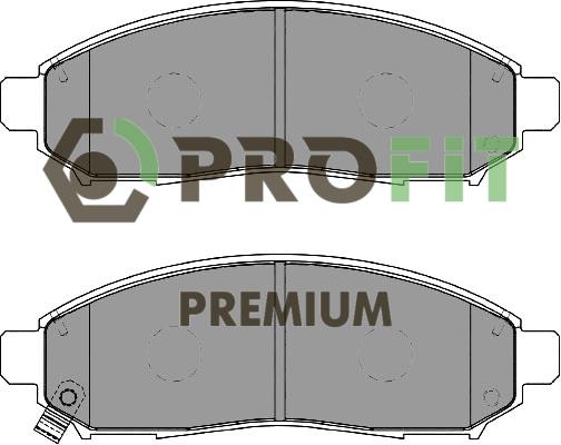 Profit 5005-1997 Front disc brake pads, set 50051997