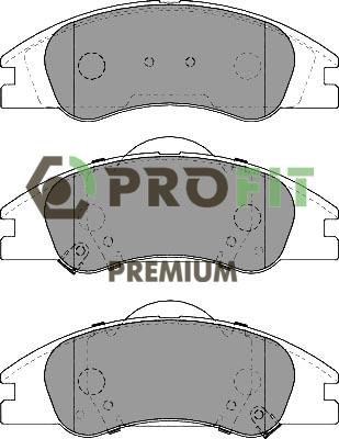 Profit 5005-2050 Front disc brake pads, set 50052050