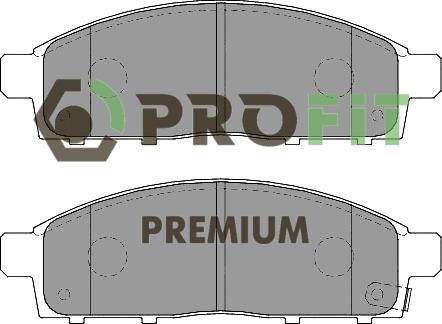 Profit 5005-2016 Front disc brake pads, set 50052016