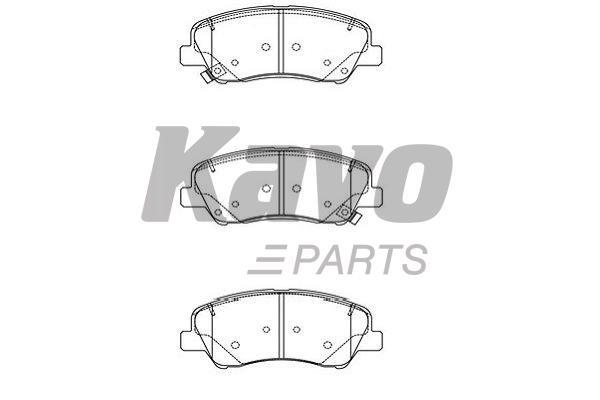 Kavo parts BP4030 Brake Pad Set, disc brake BP4030