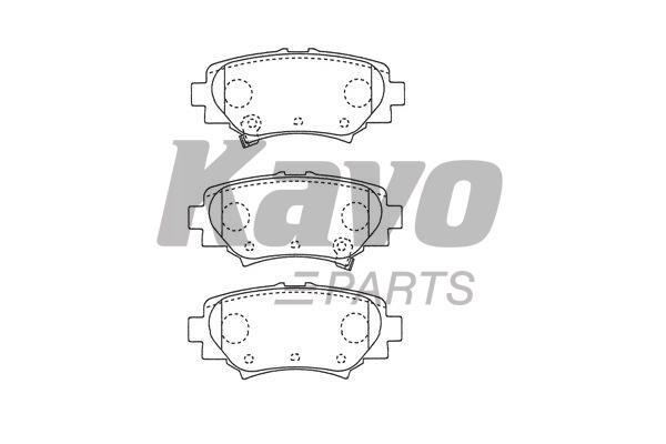 Kavo parts BP4586 Brake Pad Set, disc brake BP4586