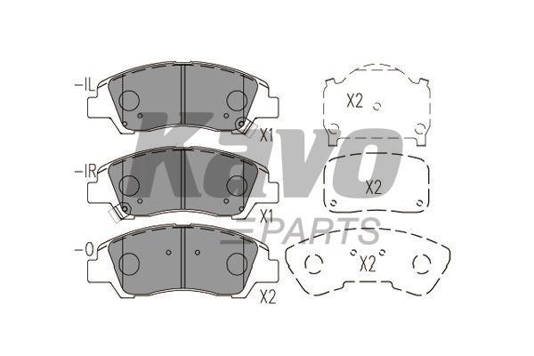 Kavo parts Front disc brake pads, set – price [object Object] PLN