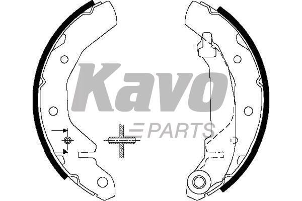 Kavo parts KBS1407 Brake shoe set KBS1407