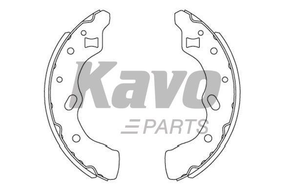 Kavo parts KBS5406 Brake shoe set KBS5406