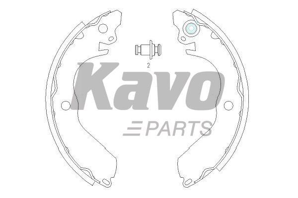 Kavo parts Brake shoe set – price 68 PLN