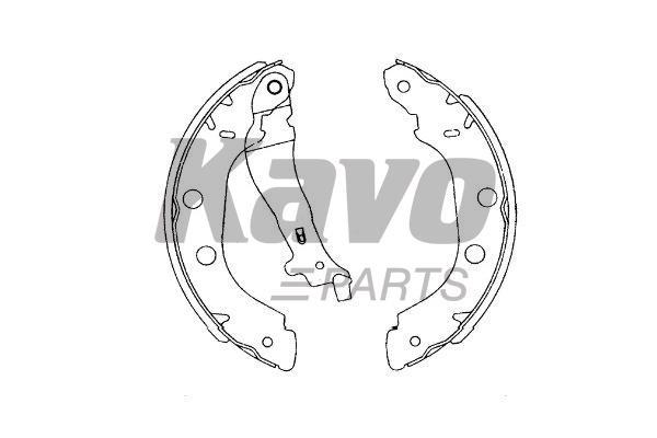 Kavo parts KBS7419 Brake shoe set KBS7419