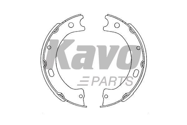 Kavo parts KBS7420 Brake shoe set KBS7420