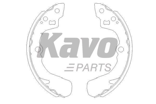 Kavo parts KBS8905 Brake shoe set KBS8905