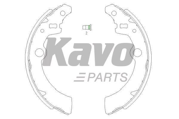 Kavo parts KBS8907 Brake shoe set KBS8907