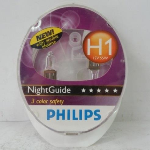 Philips 12258NG Halogen lamp Philips Nightguide Doublelife 12V H1 55W 12258NG