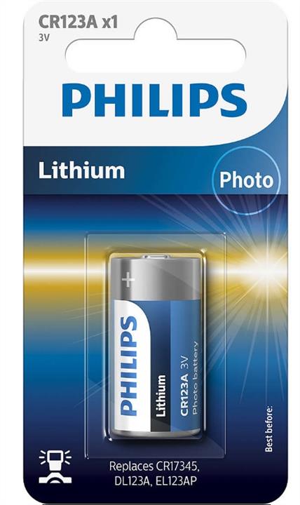 Philips CR123A/01B Battery Minicells 3V CR123A01B
