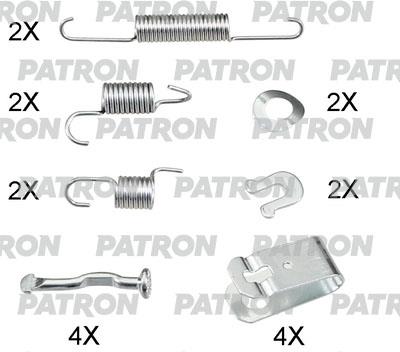 Patron PSRK0258 Repair kit for parking brake pads PSRK0258