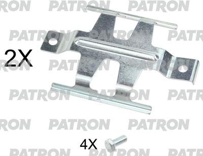 Patron PSRK1237 Mounting kit brake pads PSRK1237