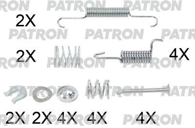 Patron PSRK0176 Mounting kit brake pads PSRK0176